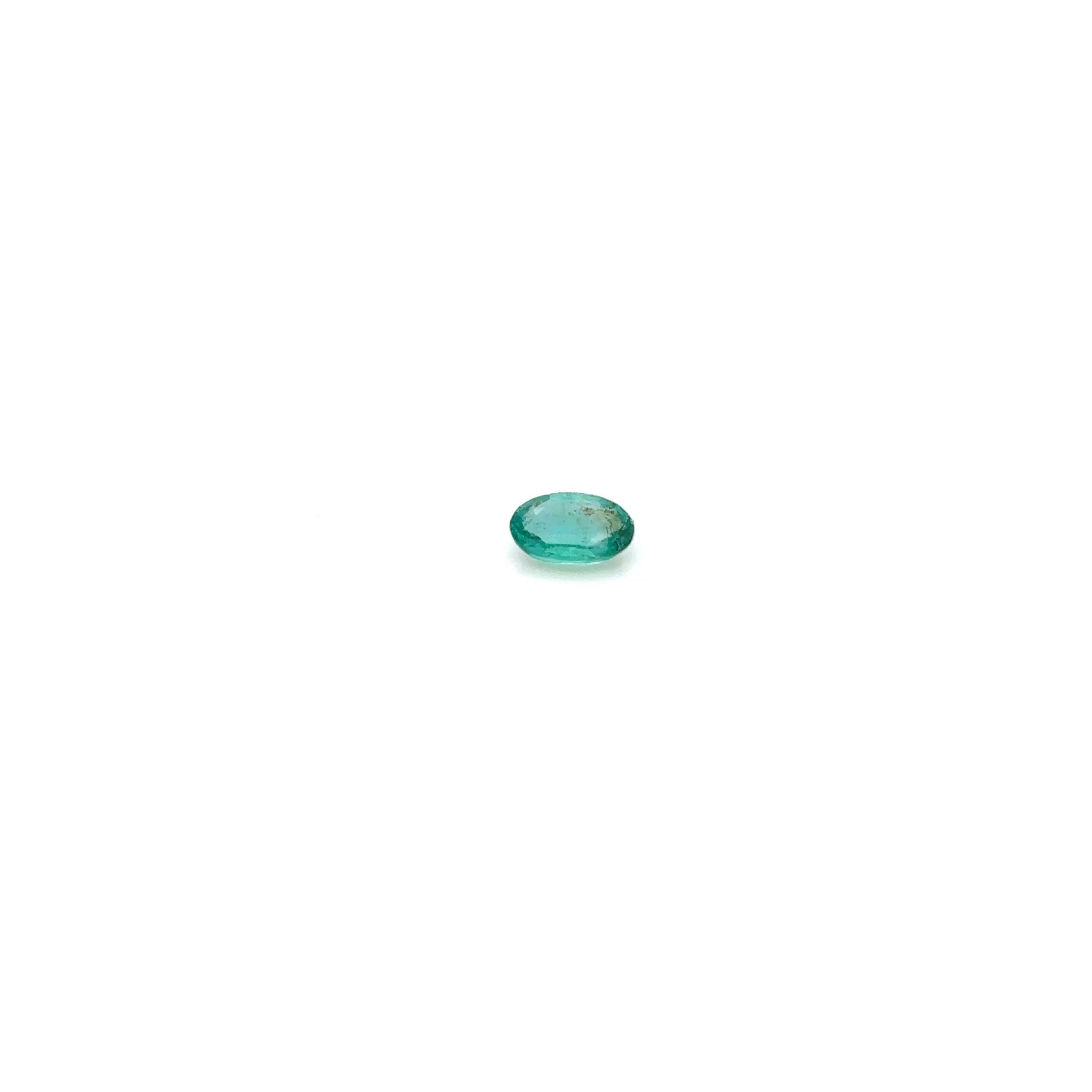 Emerald Green Oval 0.35ct