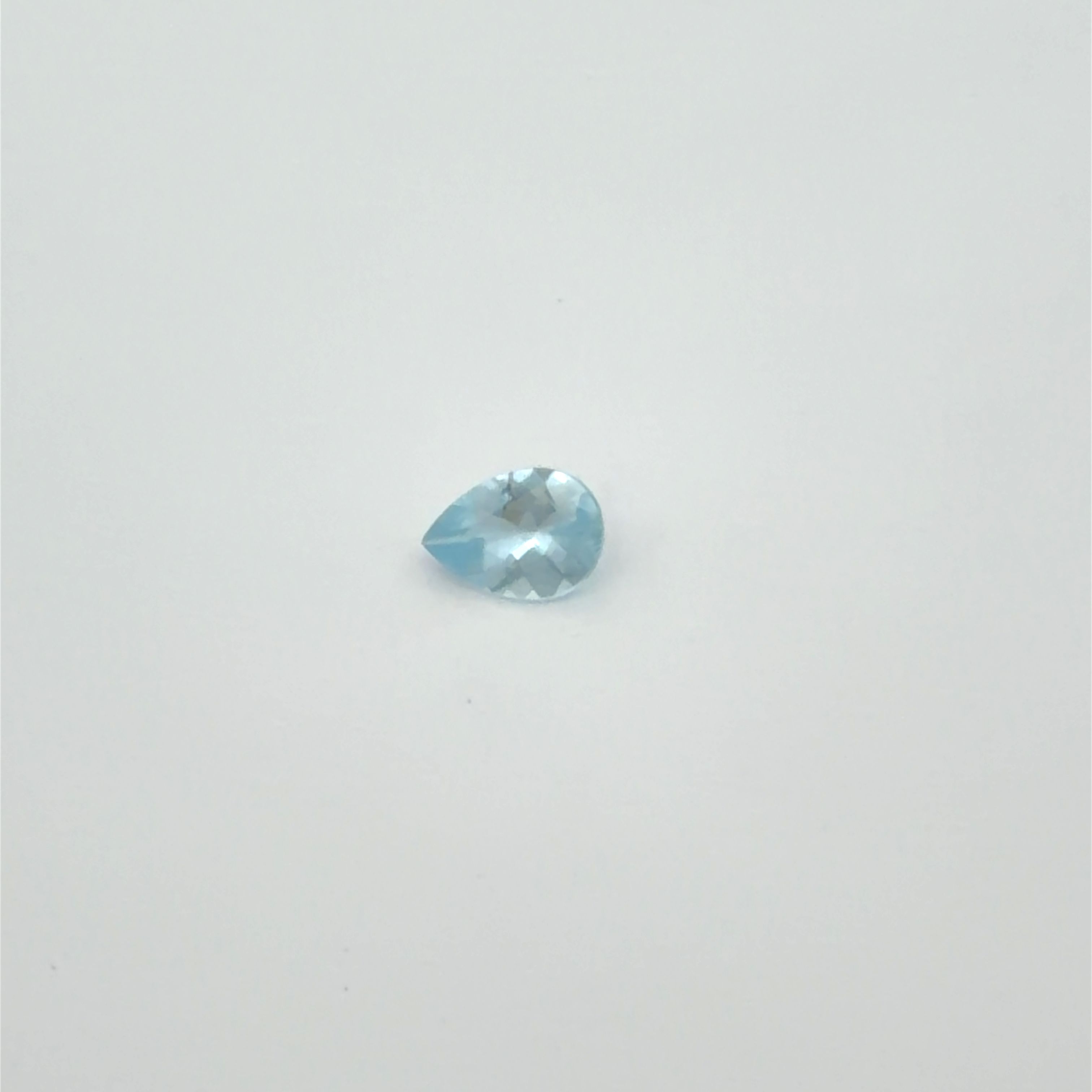Aquamarine Blue Pear 0.52ct